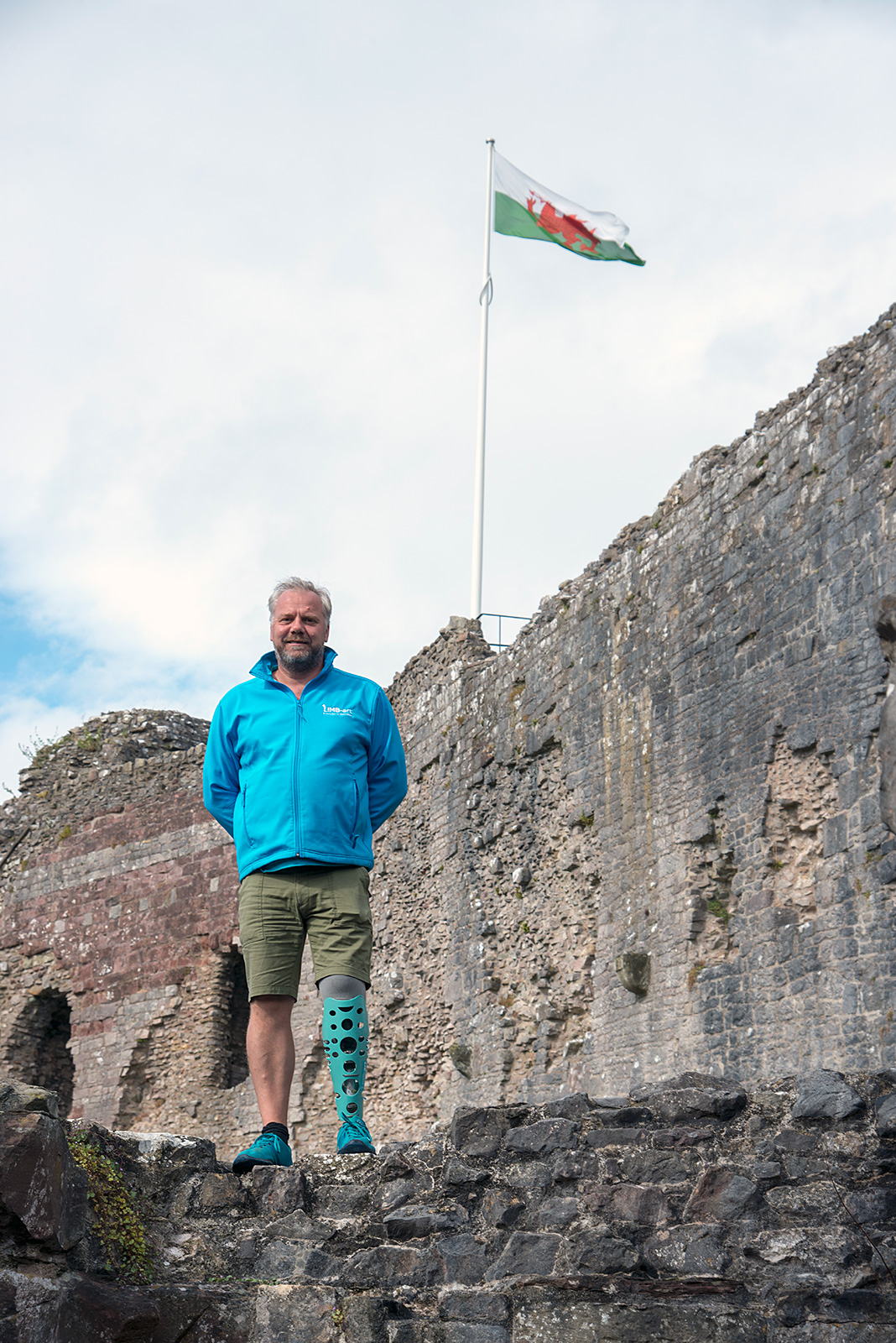 Mark at Denbigh Castle